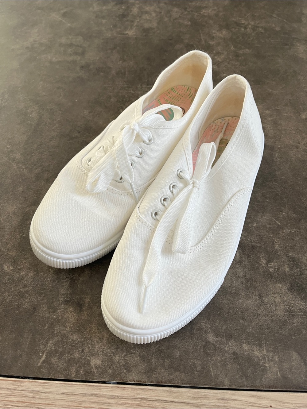 White sneakers